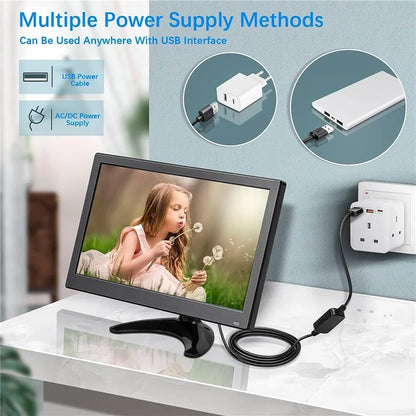 RX-102B 11.6-inch 1920*1080 Security Monitor HD Display with Remote Control