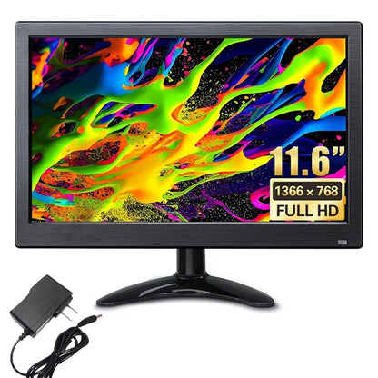 RX-102A 11.6-inch 1366*768 Monitor Desktop / Wall-mounted Display with Remote Control