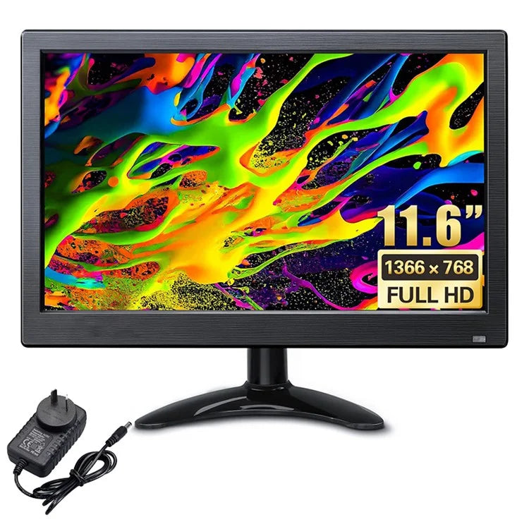 RX-102A 11.6-inch 1366*768 Monitor Desktop / Wall-mounted Display with Remote Control