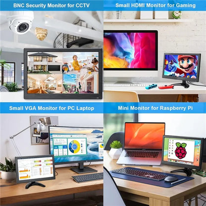 RX-102A 11.6-inch 1366*768 Monitor Desktop / Wall-mounted Display with Remote Control