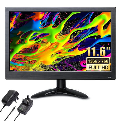 RX-102A 11.6-inch 1366*768 Monitor Desktop / Wall-mounted Display with Remote Control