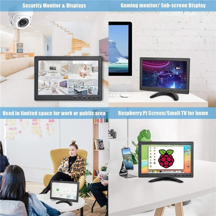 RX-101A 10.1-inch Security Monitor Portable Display with Remote Control