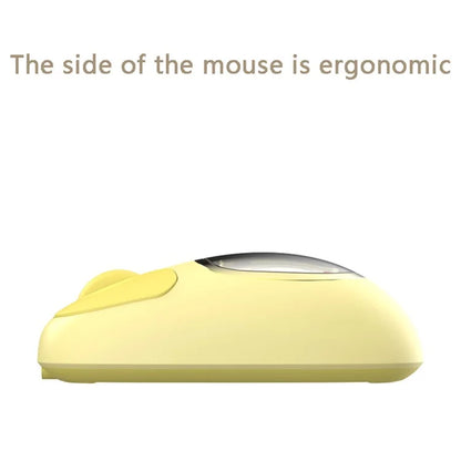 Y-FRUITFUL M94 2.4G+Bluetooth 3.0+Bluetooth 5.0 Tri-Mode Mouse Cartoon Doll Wireless Mice