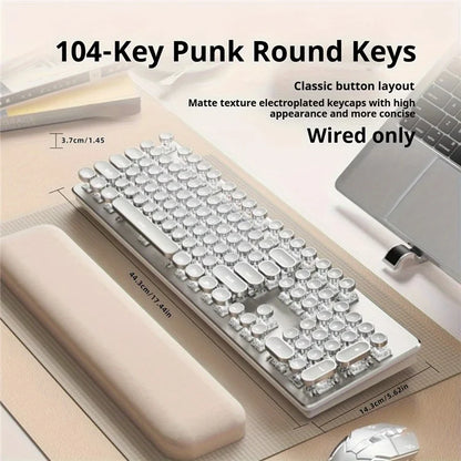 EWEADN TK950 Bluetooth / Wired / 2.4G Wireless Rechargeable Keyboard Computer Mechanical Keyboard