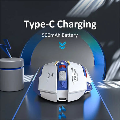 INPHIC F9 Mecha Version Rechargeable 2.4G Wireless Gaming Working Mouse Computer Laptop Mice