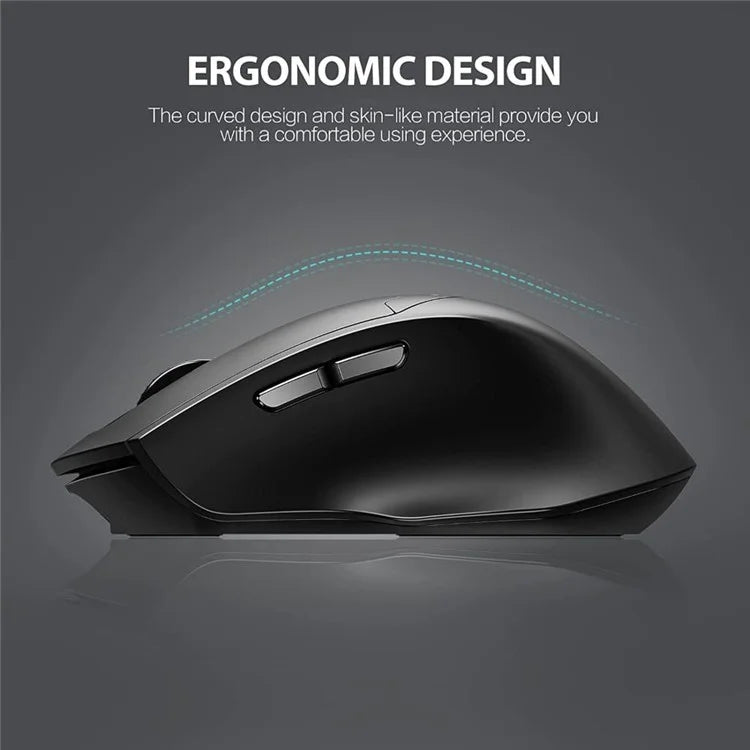 INPHIC DR01 Bluetooth 4.0 / Bluetooth 5.0 / 2.4G Wireless Mouse Computer Laptop Ergonomics Mice