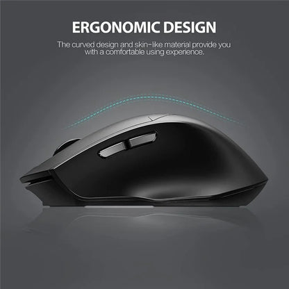 INPHIC DR01 Bluetooth 4.0 / Bluetooth 5.0 / 2.4G Wireless Mouse Computer Laptop Ergonomics Mice