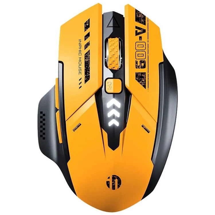INPHIC A9 Bluetooth + 2.4G Wireless Three-Mode Mouse 5 DPI Ergonomic Gaming Mice