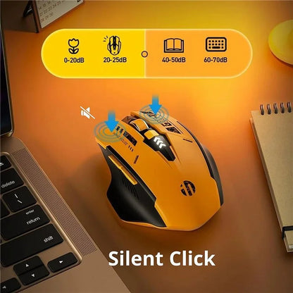 INPHIC A9 Bluetooth + 2.4G Wireless Three-Mode Mouse 5 DPI Ergonomic Gaming Mice