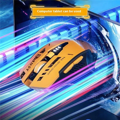 INPHIC A9 Bluetooth + 2.4G Wireless Three-Mode Mouse 5 DPI Ergonomic Gaming Mice