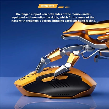 INPHIC A9 Bluetooth + 2.4G Wireless Three-Mode Mouse 5 DPI Ergonomic Gaming Mice