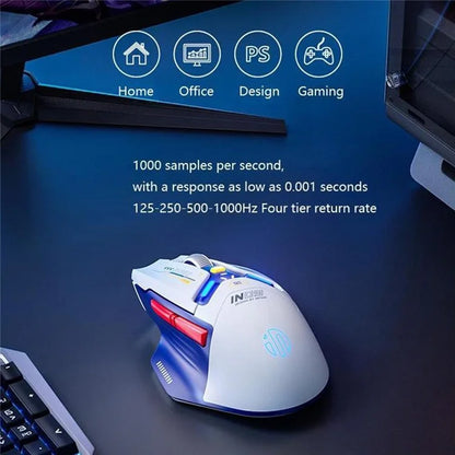 INPHIC IN9 Wired / Bluetooth 5.0 / 2.4G Wireless Mouse Gaming Office Home Computer Laptop Mice