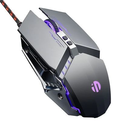 INPHIC PW2 USB Wired Gaming Mouse Colorful Light Macro Programming Computer Laptop Mice