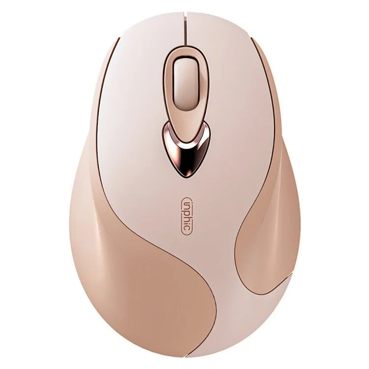 INPHIC M8 Rechargeable 2.4G Wireless Gaming Working Mouse Stylish Girls Mute Mice