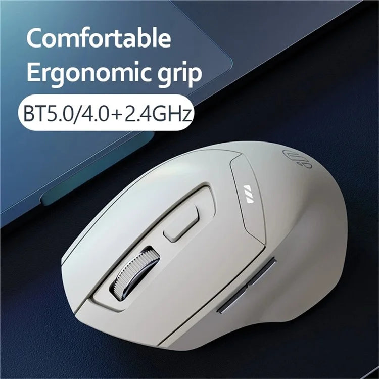 INPHIC DR6 Bluetooth 4.0 / Bluetooth 5.0 / 2.4G Wireless Mouse Home Office Computer Laptop Mute Mice