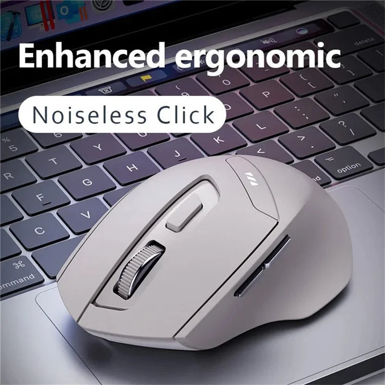 INPHIC DR6 Bluetooth 4.0 / Bluetooth 5.0 / 2.4G Wireless Mouse Home Office Computer Laptop Mute Mice