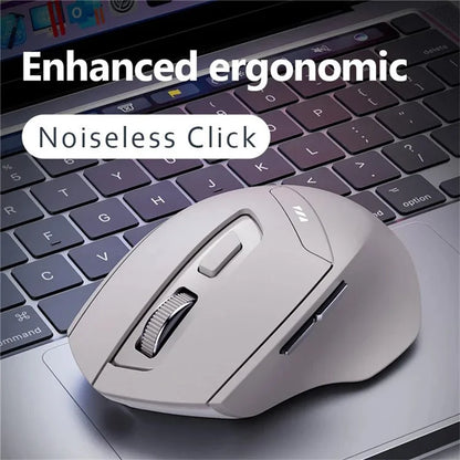 INPHIC DR6 Bluetooth 4.0 / Bluetooth 5.0 / 2.4G Wireless Mouse Home Office Computer Laptop Mute Mice