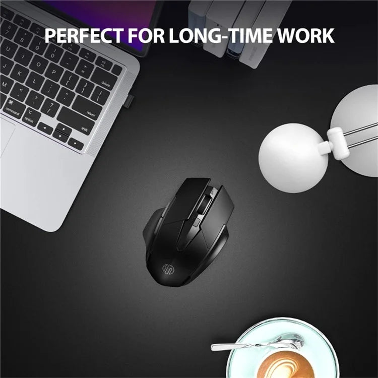 INPHIC F1 Wireless Mouse 1600DPI 6 Keys Type-C Rechargeable Mute Gaming Mouse for Home Office