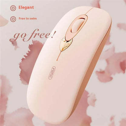 INPHIC Q8 Wireless Bluetooth Mouse for Women 1600DPI Rechargeable Mute Mouse for Laptop PC