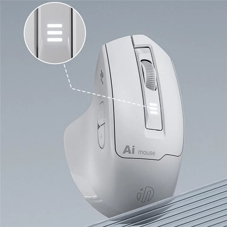 INPHIC S6 AI Smart Voice Mouse Wireless Bluetooth Mouse 2400DPI Support Voice Controlled Typing
