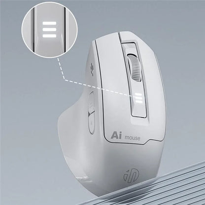 INPHIC S6 AI Smart Voice Mouse Wireless Bluetooth Mouse 2400DPI Support Voice Controlled Typing