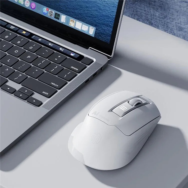 INPHIC S6 AI Smart Voice Mouse Wireless Bluetooth Mouse 2400DPI Support Voice Controlled Typing