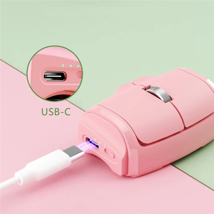 Dual Mode Bluetooth+2.4G Finger Mouse 1000DPI Wireless Mini Mouse with Finger Ring