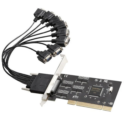 TXB062 8 Ports RS232 PCI Express Serial Card PCI-E Serial Expansion Card for Desktop Computer