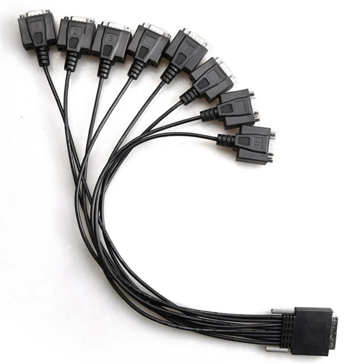 TXB062 8 Ports RS232 PCI Express Serial Card PCI-E Serial Expansion Card for Desktop Computer