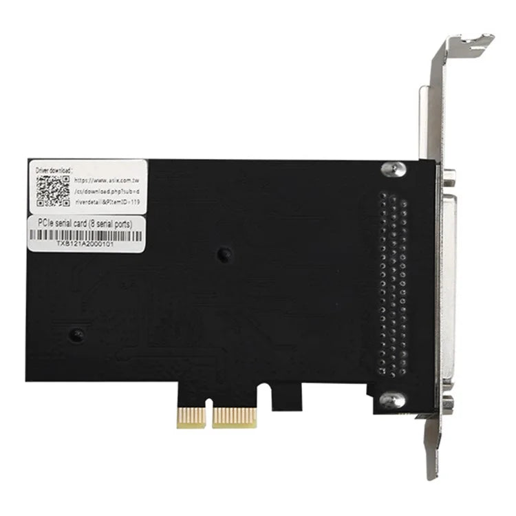 TXB121 For Desktop Computer PCIE 1x to 8x RS232 Serial Port Expansion Card