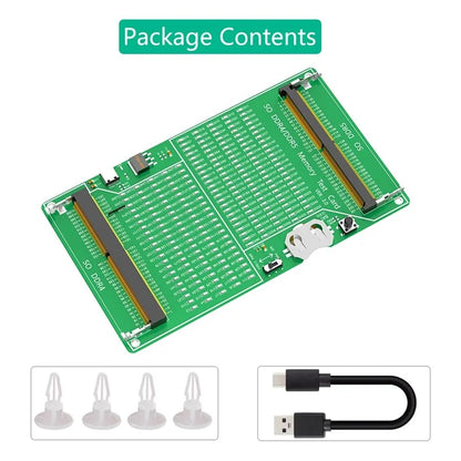 YNS-03 Memory Test Card Notebook Memory Stick Tester DDR4 / DDR5 2-in-1 Memory Tester with Light