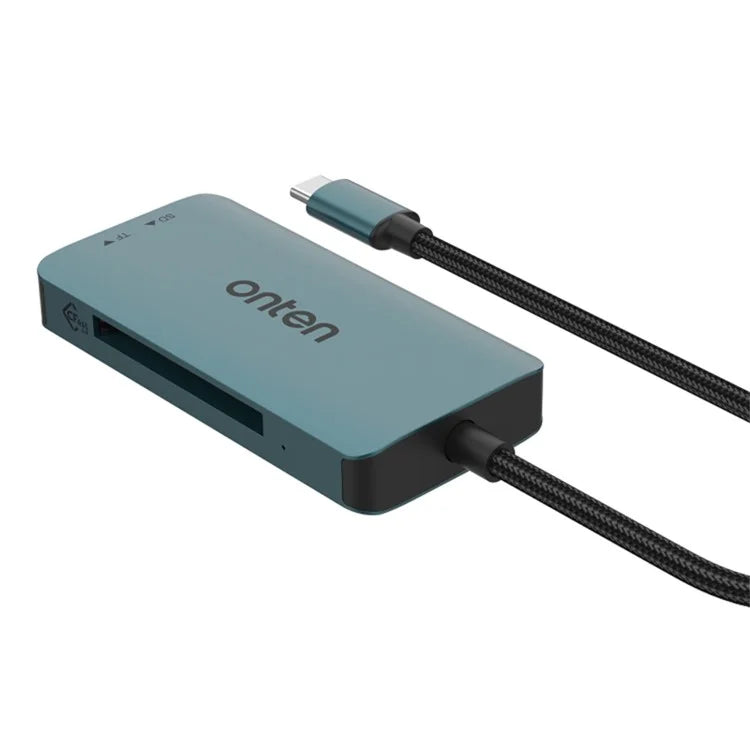 ONTEN C15 Type-C Card Reader Data Reading Converter Plug and Play for SD+Cfast+TF Cards
