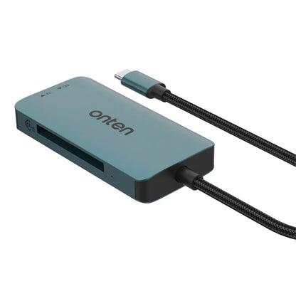 ONTEN C15 Type-C Card Reader Data Reading Converter Plug and Play for SD+Cfast+TF Cards