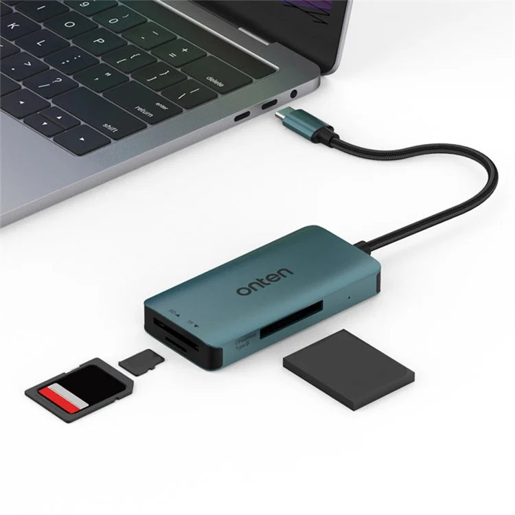 ONTEN C11 Type-C Card Reader Data Reading for SD+Cfepress Type-B+TF Cards