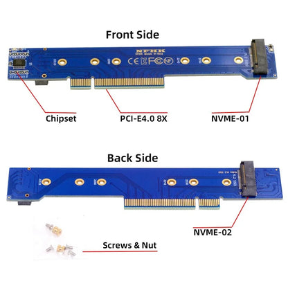 SA-012-LP Low Profile Dual 2x NVME M.2 SSD to PCIE Express Gen4 X8 X16 Raid Card VROC Raid0 Hyper Adapter