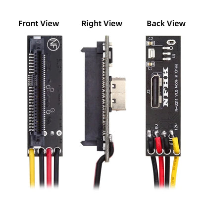 SFF-8611 Oculink Female SFF-8612 to U.2 U.3 SFF-8639 NVME Pcie PCI-Express SSD Adapter for Mainboard