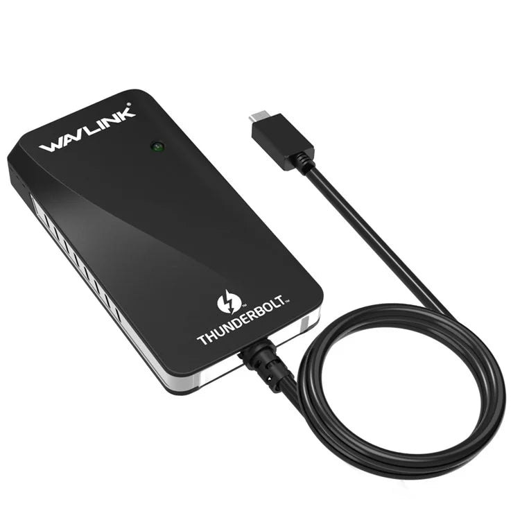 WAVLINK WL-UTA01D Thunderbolt 3 to Dual DisplayPort Adapter Type-C Thunderbolt 3 Splitter Converter
