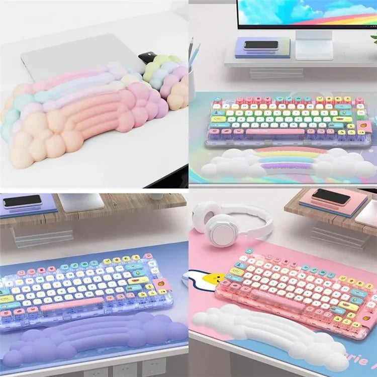 PIWIJOY PJ-01 Cloud Pad Anti-Skid Ergonomic Keyboard Wrist Support Memory Foam Wrist Rest Mat
