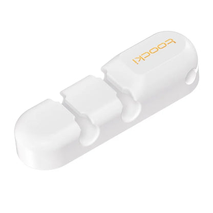 TOOCKI 3-Slot Silicone Cord Organizer Charger Cable Management Cable Holder