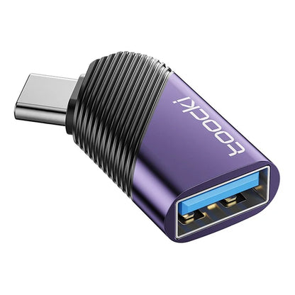 TOOCKI TQ-OTG06 Type-C Male to USB 3.0 Female Converter 5Gbps Data Adapter