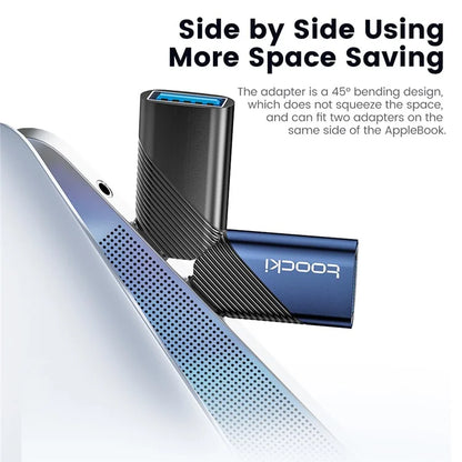 TOOCKI TQ-OTG06 Type-C Male to USB 3.0 Female Converter 5Gbps Data Adapter