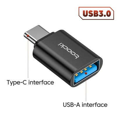 TOOCKI TQ-OTG01 5Gbps USB3.0 Female to Type-C Male Adapter Mini Converter