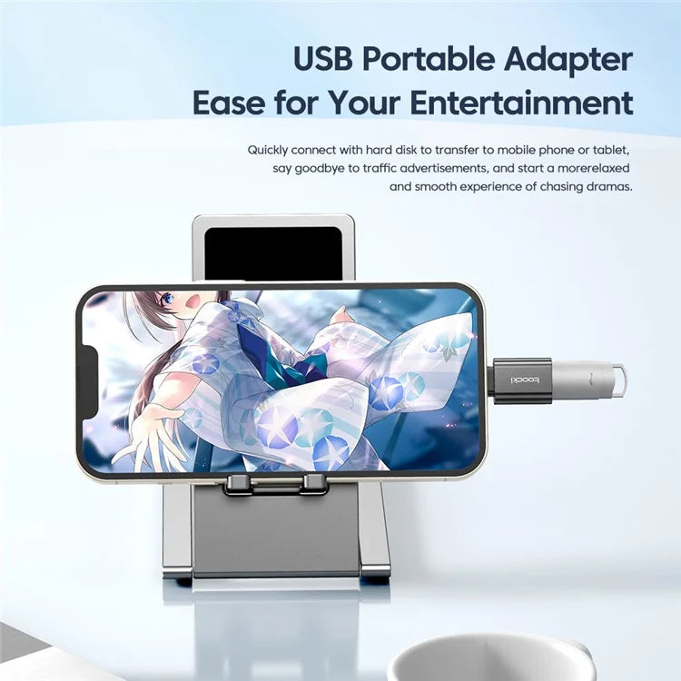 TOOCKI TQ-OTG01 5Gbps USB3.0 Female to Type-C Male Adapter Mini Converter