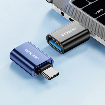 TOOCKI TQ-OTG01 5Gbps USB3.0 Female to Type-C Male Adapter Mini Converter