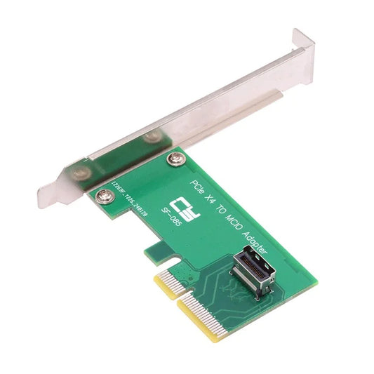 SF-085 PCI-Express 5.0 4.0 4X to MCIO Mini Cool Edge IO Female Host Adapter for PCIe Nvme U.2 SSD