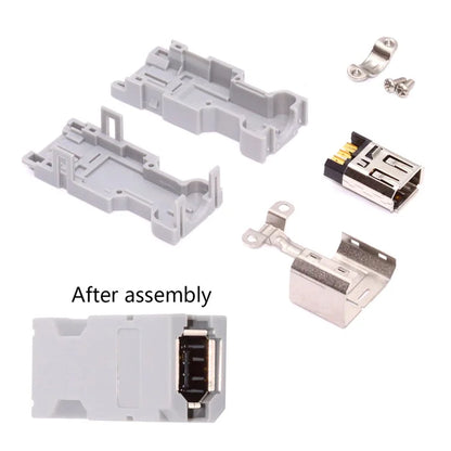 CN-010-FE SM-6E I / O Connector IEEE 1394 6Pin CN3 Socket 55100-0670 Female JZSP-CMP9-1-E Compatible with Yaskawa Panasonic Servo 54280-0609