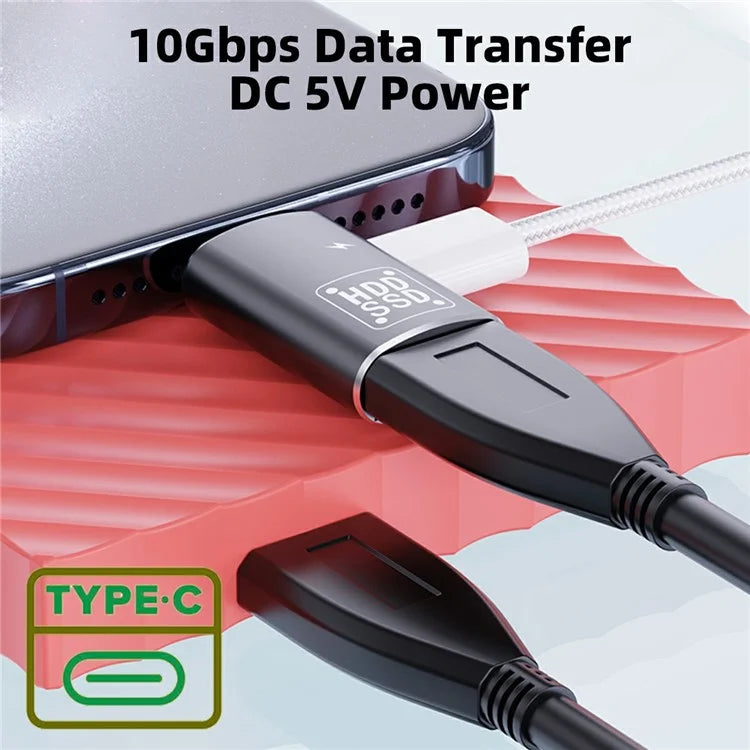 UC-035-AC 10Gbps Type-C to USB 3.0 Female OTG DC 5V Power Adapter for Tablet Phone