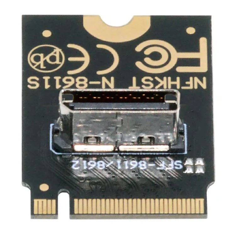 SF-023-2230MM 2230 PCI-E4.0 M.2 M-key to OCuLink SFF-8612 SFF-8611 Vertical Host Adapter for NVME U.2 SSD eGPU