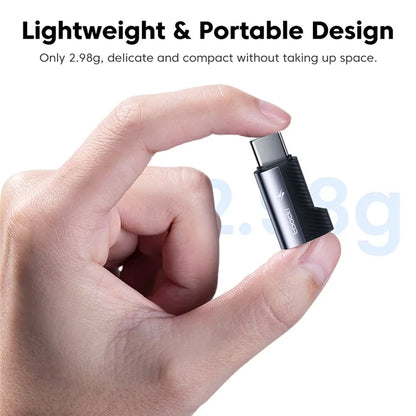 TOOCKI TQ-OTG11 USB-C Male to iP Female 60W Data Adapter 480Mbps Data Transmission