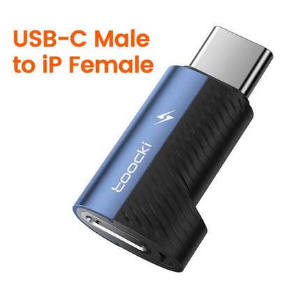 TOOCKI TQ-OTG11 USB-C Male to iP Female 60W Data Adapter 480Mbps Data Transmission